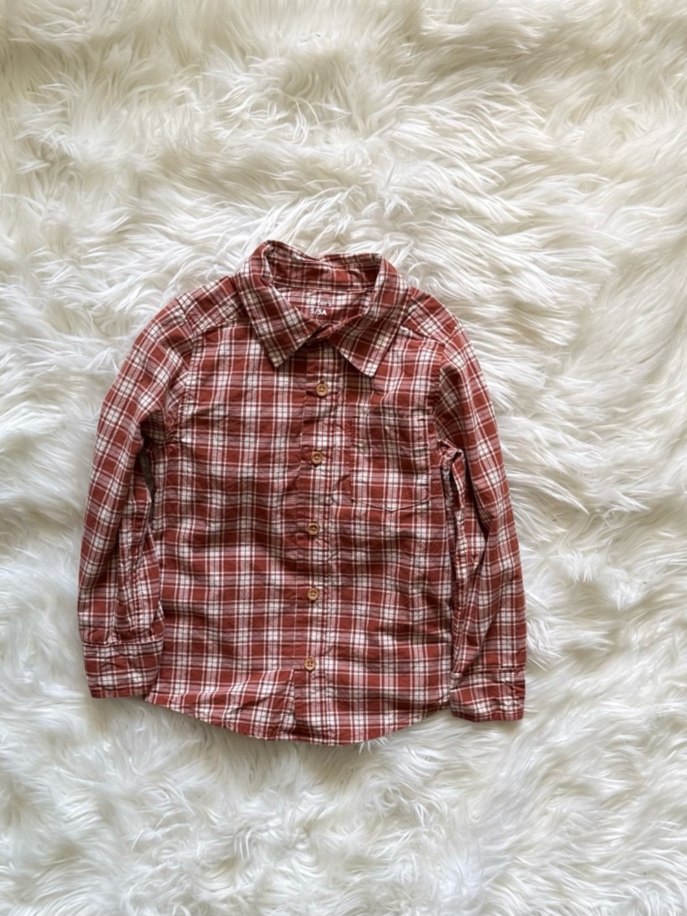 Carters Plaid Shirt